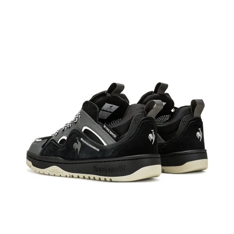 Le Coq Sportif Casual Shoes Unisex Black Gray Color-4