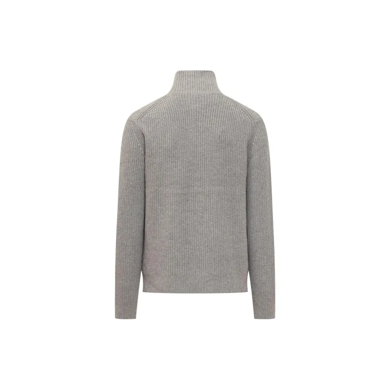 JW Anderson Zip Neck Knitted Jumper-1