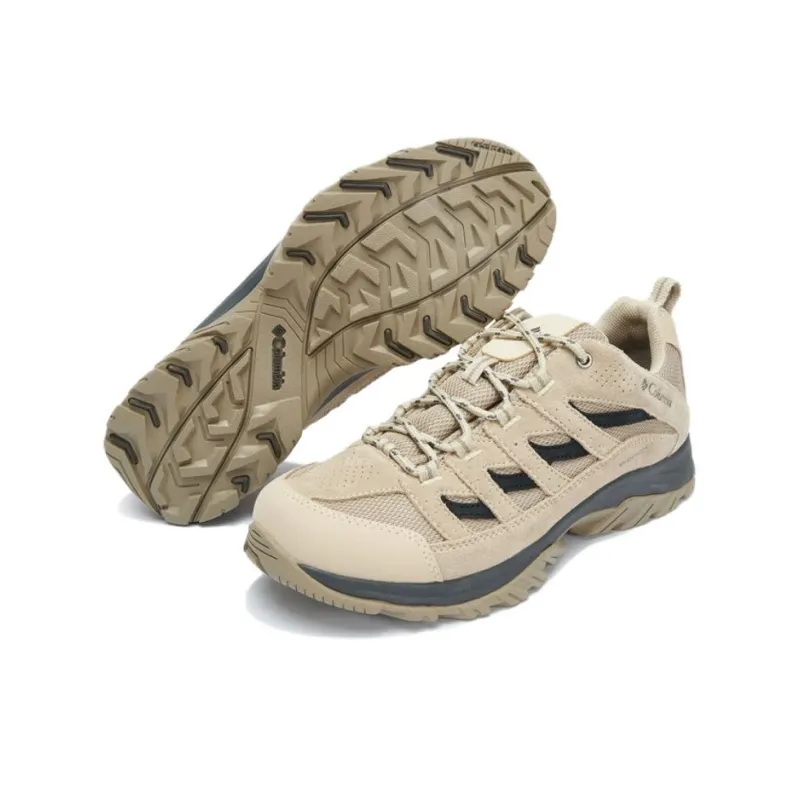 Columbia Crestwood Wear resistant And Waterproof Low Top Trekking Shoes Hiking Shoes Men's Yellow-2