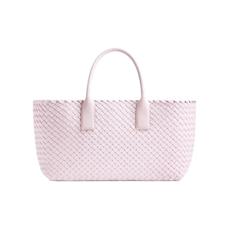 Bottega Veneta CABAT Totes Sheepskin Tote Bag Shopping Bag Handbag Small Size Women's Washable Happiness Pink-0