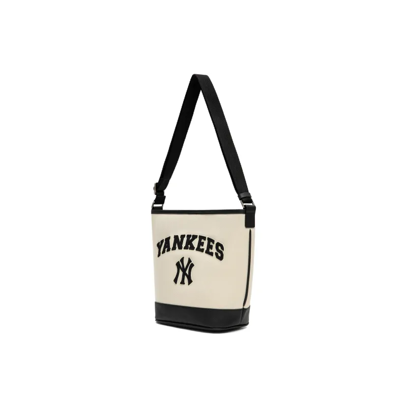 MLB Cotton Bucket Bags Crossbody Bag Shoulder Bag Unisex Black/White-1