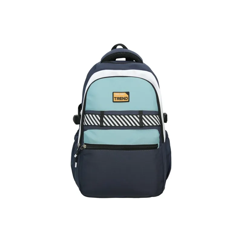 KAKAXI Nylon Backpack Unisex White/Gray/Dark Gray/Black/Dark Blue/Royal Blue-6