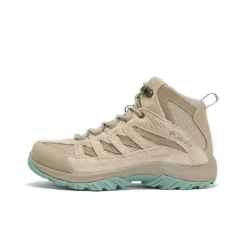 Columbia Crestwood Waterproof And Breathable Mid Top Trekking Shoes Hiking Shoes Women's Yellow