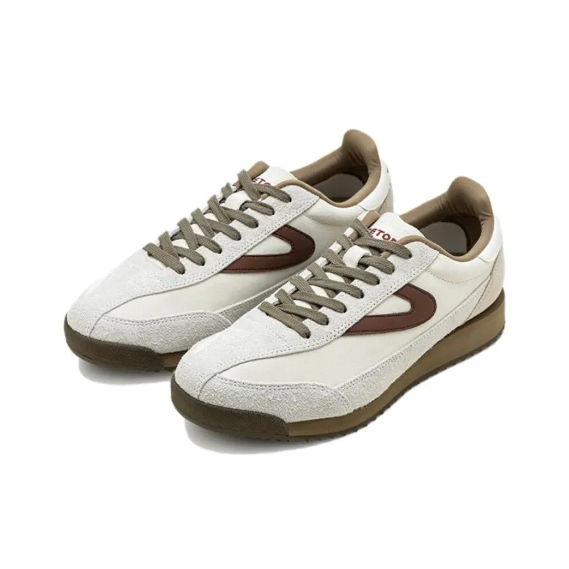 TRETORN Abrasion Resistant Low Top Casual Shoes Unisex Beige Brown-2