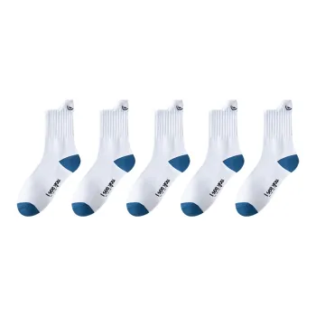 MIIOW Mid Calf Socks Unisex 5 Pack