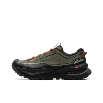 LiNing CF Su Xingchuan Puncture Resistant Low Top Outdoor Hiking Shoes Unisex Black Green