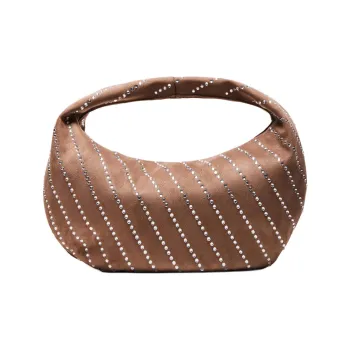 STEVE MADDEN Synthetic Suede Hobo Bag One Shoulder Handbags Regular Women's Taupe