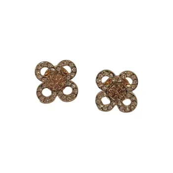 TORY BURCH Small Kira Clover Earrings