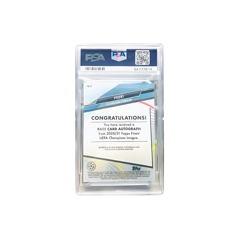 Topps Pedri, Soccer Card Graded Cards 1 Pc-1