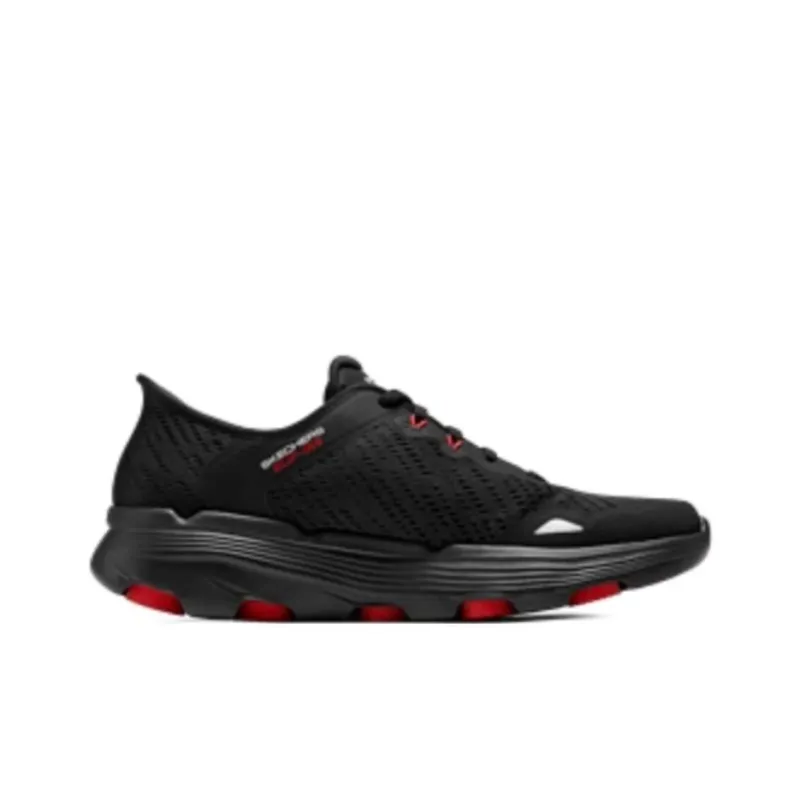 Skechers GO RUN Anti Slip Wear Resistant Low Top Running Shoes Men's Black-1