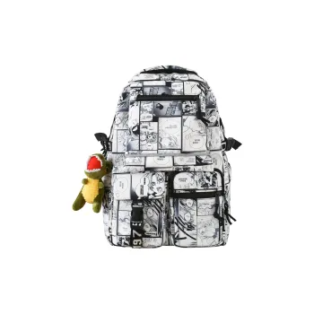 Kaka Tree Nylon Backpack Travel Bag Laptop Bag Regular Unisex Black/Red/Yellow/Green
