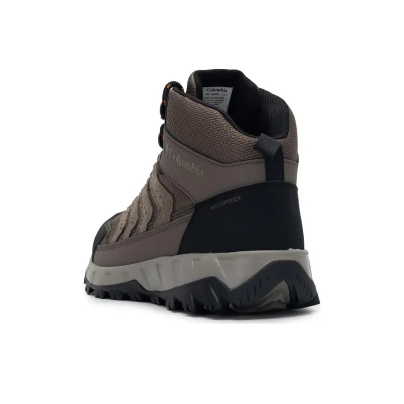 Columbia Sportswear Anti Slip Wear Resistant Mid Top Trekking Shoes Hiking Shoes Men's Brown-2