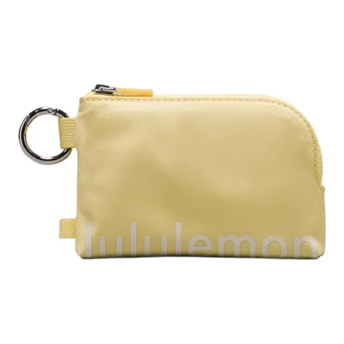 Lululemon Card Holders Swirl Yellow