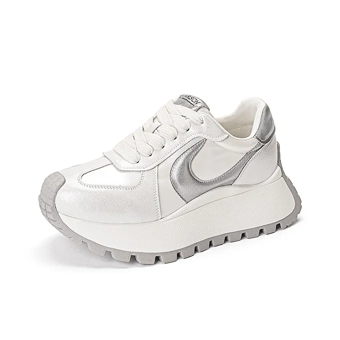 HARSON Anti Slip And Wear Resistant Height Increasing Low Top Casual Shoes Women's-1