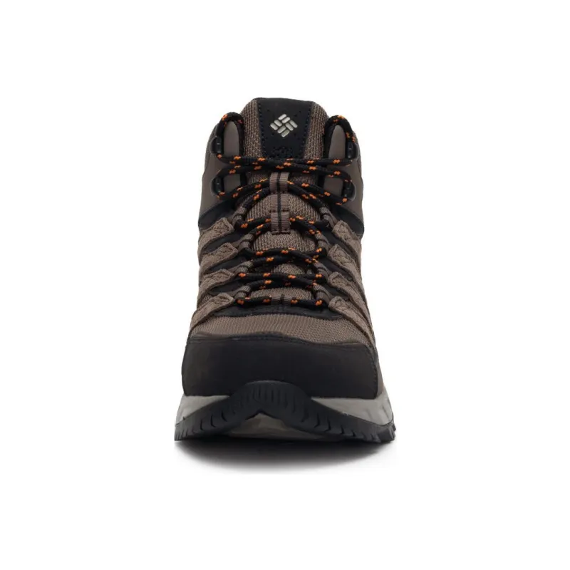 Columbia Sportswear Anti Slip Wear Resistant Mid Top Trekking Shoes Hiking Shoes Men's Brown-1