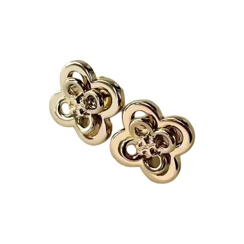 TORY BURCH Kira Clover Stacked Stud Earrings
