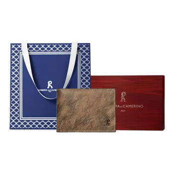 ROBERTA DI CAMERINO Top Grain Cow Leather Driving Document Holder Card Holder Regular Men's Coffee