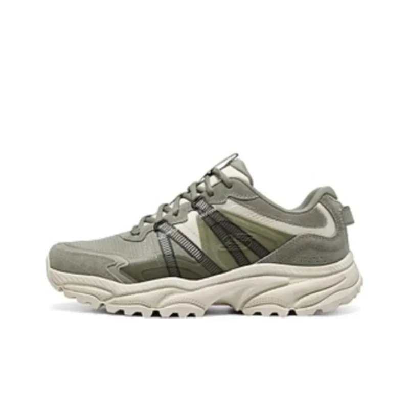 Skechers OUTDOOR Anti Slip Wear Resistant Low Top Trekking Shoes Men's Gray-0