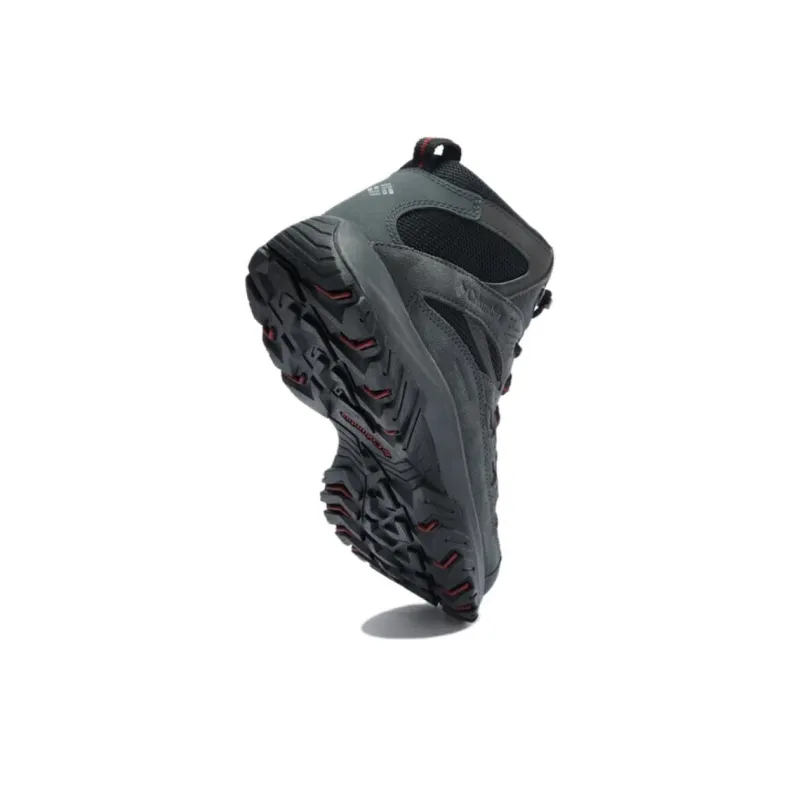 Columbia Crestwood Anti Slip Wear Resistant Mid Top Hiking Shoes Men's Black-3