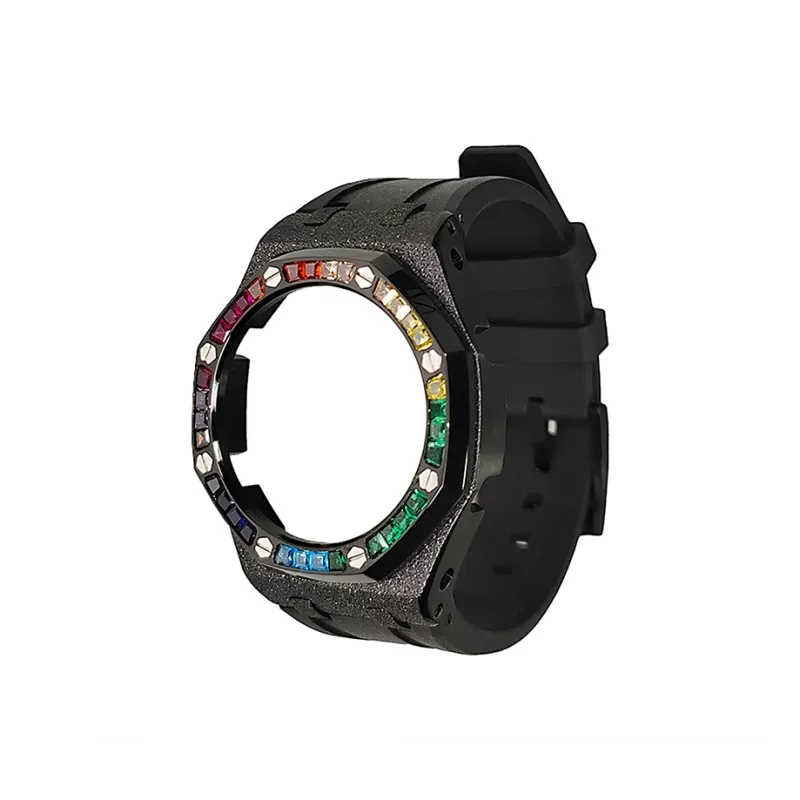 Vickit Offshore Color Diamond Black Matte Case Collection Watch Cases Unisex-1