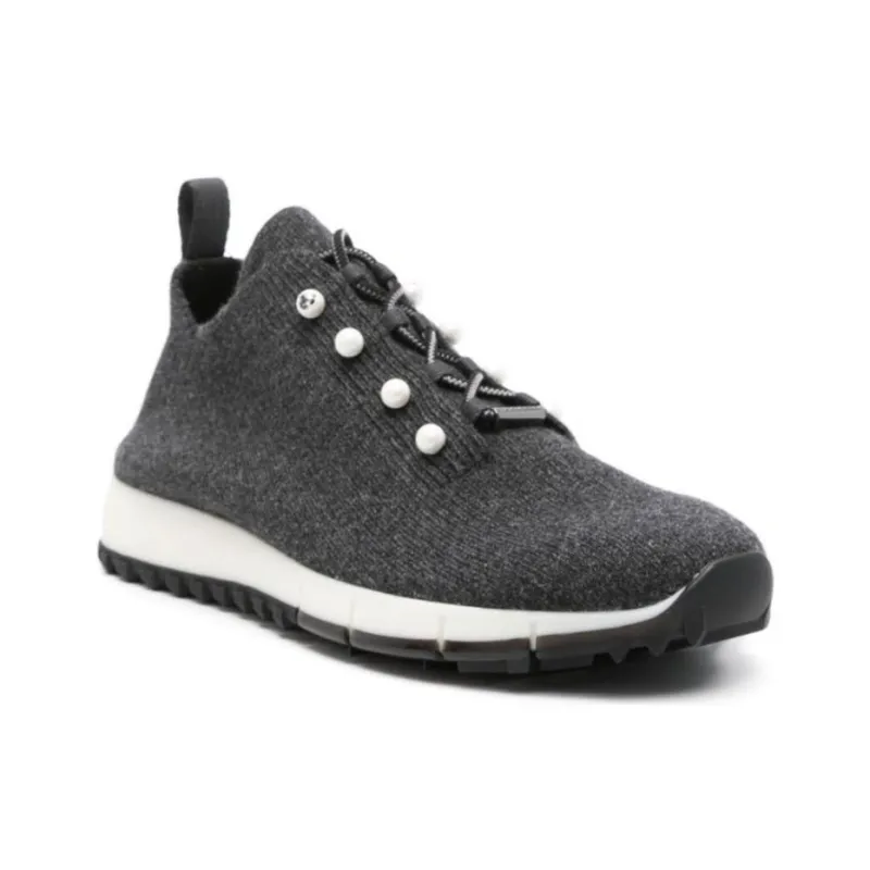 Jimmy Choo Low Top Casual Shoes Women's Black-2