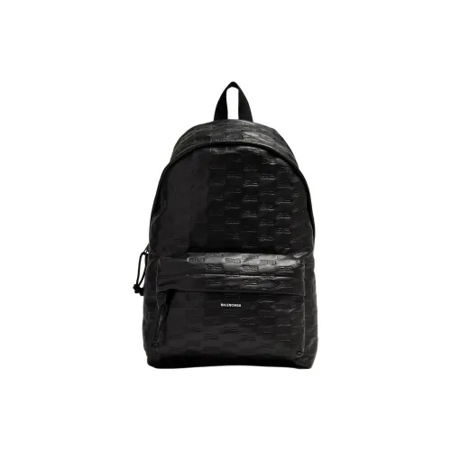 Balenciaga Logo Embossed Backpacks