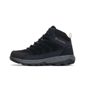 Columbia Sportswear Anti Slip Wear Resistant Mid Top Trekking Shoes Hiking Shoes Men's Black