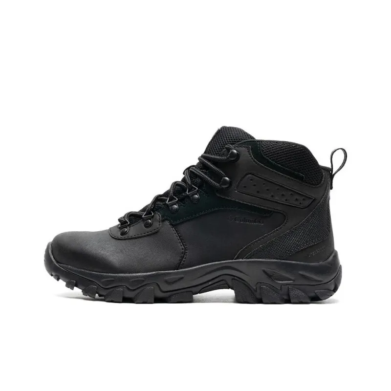 Columbia Sportswear Anti Slip And Wear Resistant Water Resistant Mid Top Hiking Shoes Men's Black-0