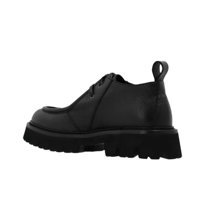 MOSCHINO Lace Up Low Top Boots-3
