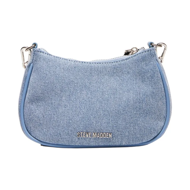STEVE MADDEN Synthetic Material Shoulder Bag Crossbody Bag Handbag Women's Denim Blue-3