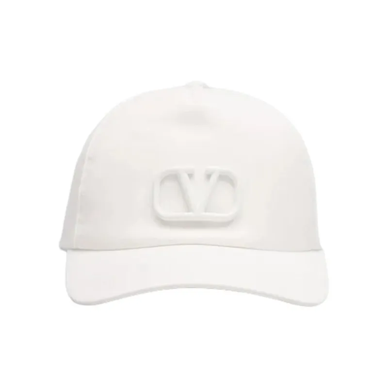 Valentino Polyester Baseball Caps Women's White-0