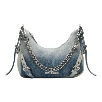 STEVE MADDEN Denim Hobo Bag Handbag Mini Women's Denim Blue