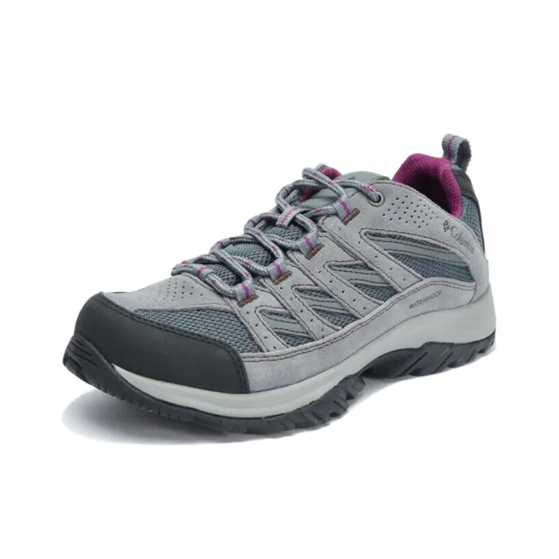 Columbia Crestwood Waterproof And Breathable Low Top Trekking Shoes Women's Gray-1
