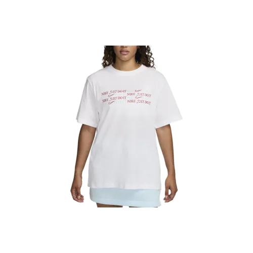 Nike Sportswear T-Shirts Women's White/Glacier Blue