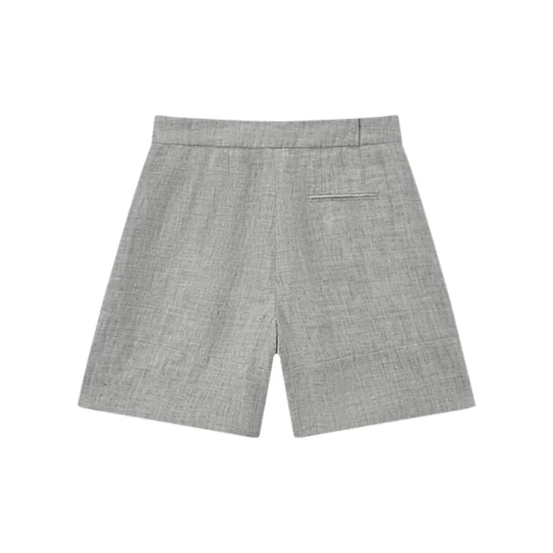 DEGAIA SS24 Casual Shorts Women's Gray-1