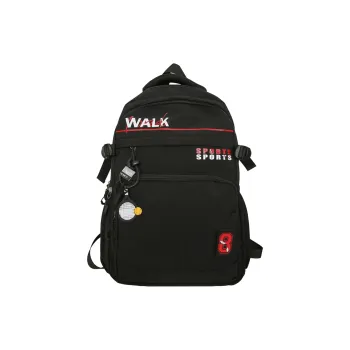 Kaka Tree Nylon Backpack Travel Bag Laptop Bag Regular Unisex Black/White/Gray/Khaki/Blue