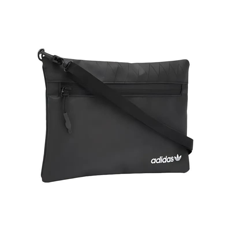 Adidas Originals Nylon With Polyester Sports Bag Shoulder Bag Unisex Black-5