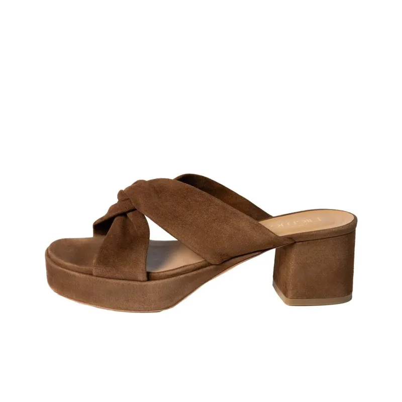 Elleme Slide Slippers 5.5cm Women's Brown-0