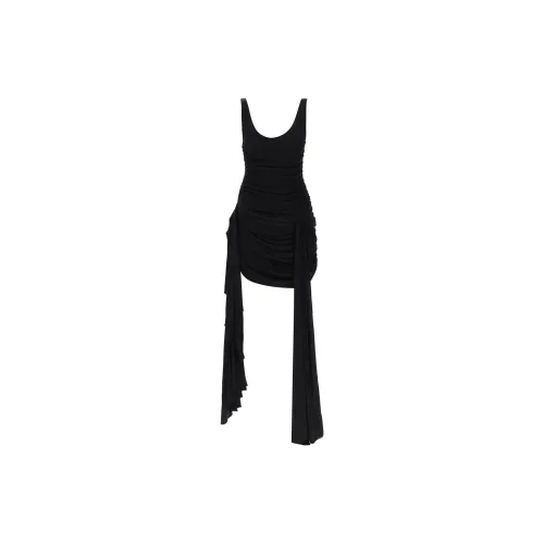 Mugler Sleeveless Dresses Women's Black