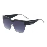 Bright Black Gradient Gray Lens