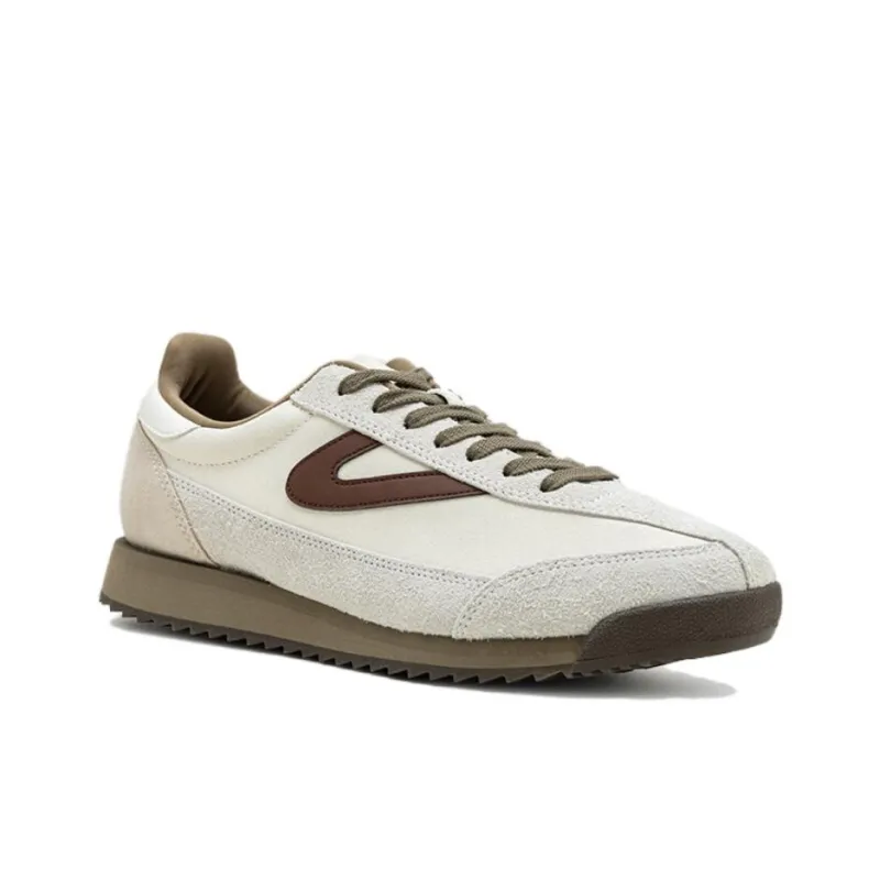 TRETORN Abrasion Resistant Low Top Casual Shoes Unisex Beige Brown-1