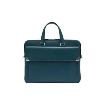 FERRAGAMO Leather Briefcases Handbags Men's Green