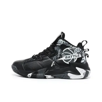 MEKY Cushioning Support Wear-Resistant Breathable Slip-Resistant Mid-Top Basketball Shoes Men's