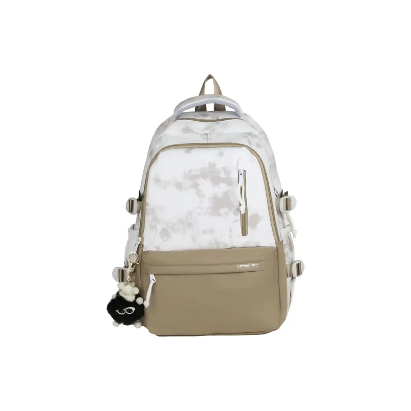 KAKAXI Nylon Backpack Women's Black/Purple/Green/Blue/Pink/Coffee-1