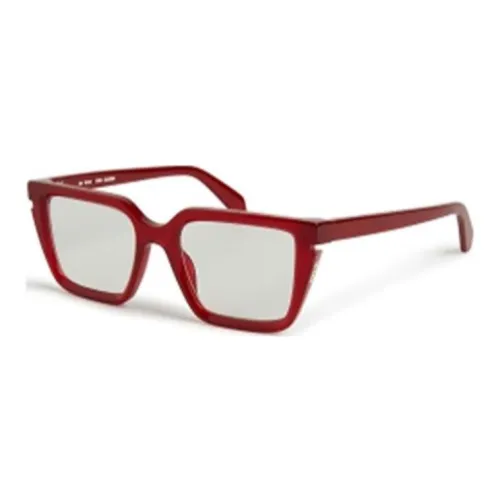 OFF WHITE Acetate Square Sunglasses Men's Red