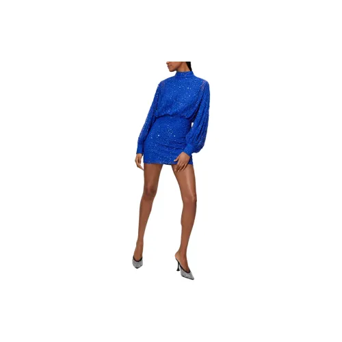 NASTY GAL Long-Sleeved Dresses Women's Cobalt Blue