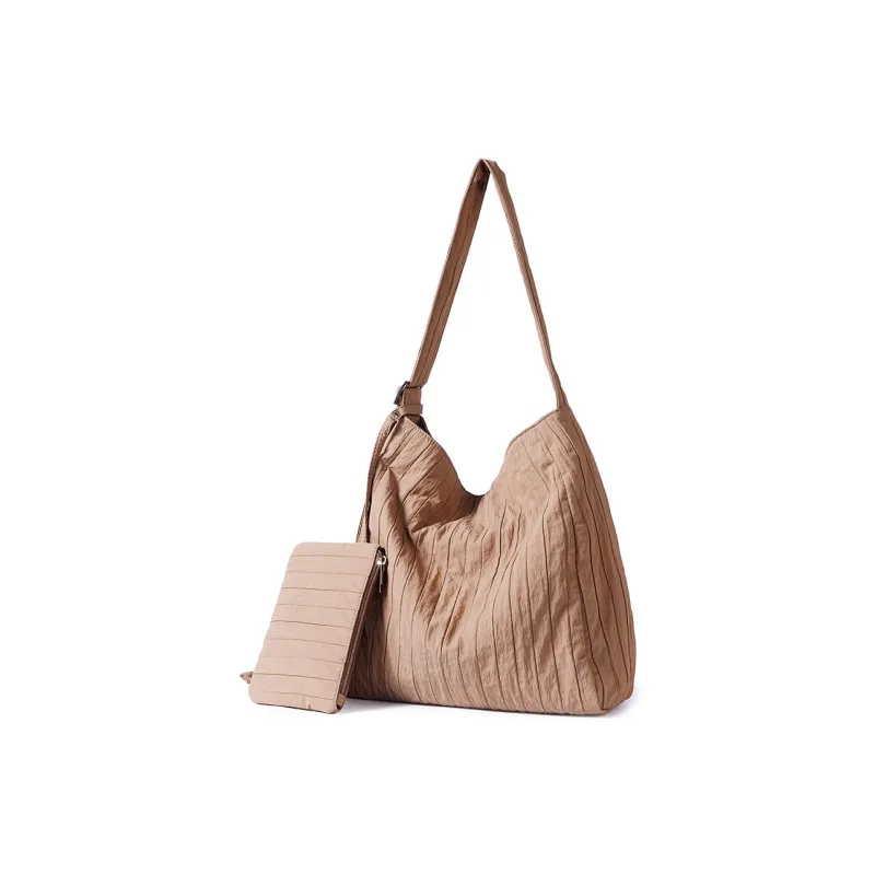 Dubaolu Fabric Shoulder Bag Women's Coffee/Black-2