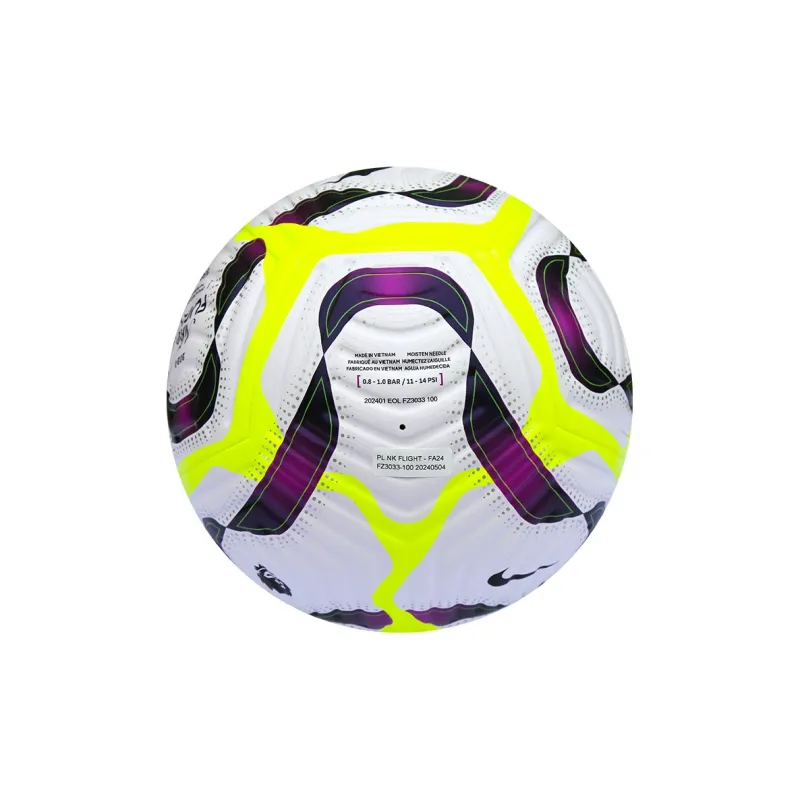 Nike Size 5 Soccer Synthetic Leather Seamless Thermal bonding Unisex White Yellow-3
