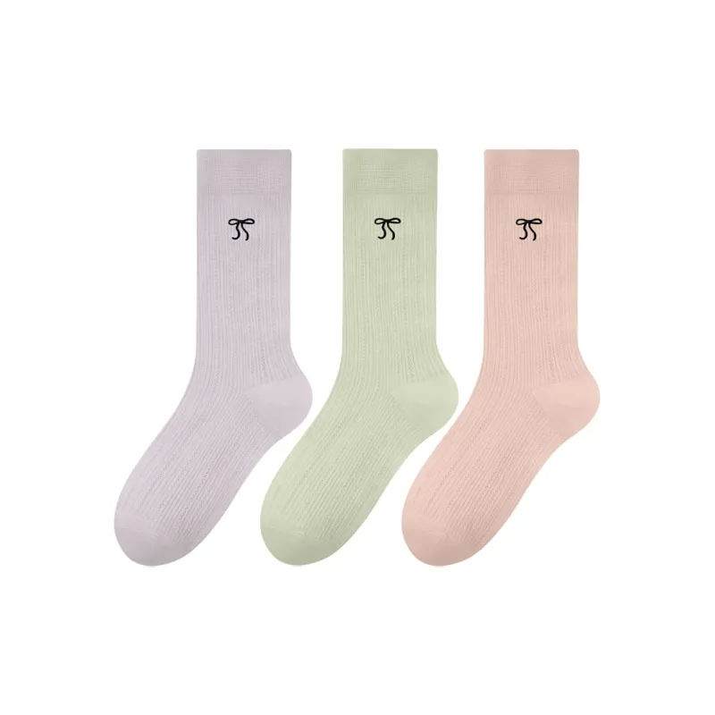 MIIOW Knee High Socks Women's Combo Set-10