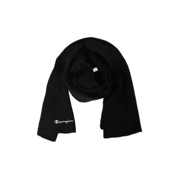 Champion Acrylic Fiber Knit Scarves Unisex Black